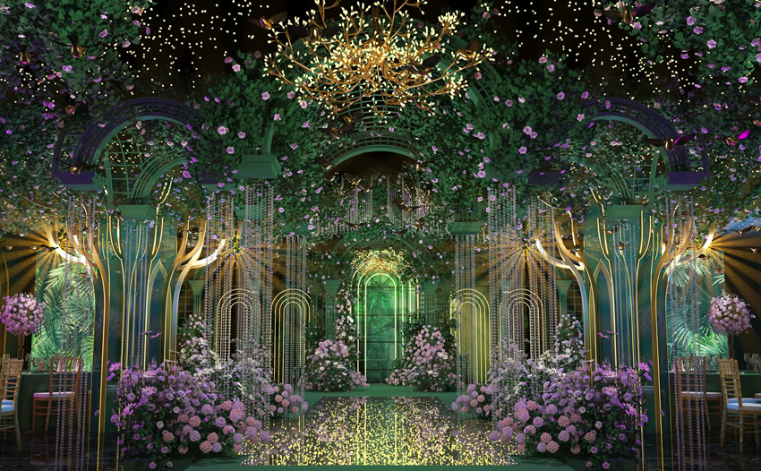 五华奇妙森林婚礼堂效果展示